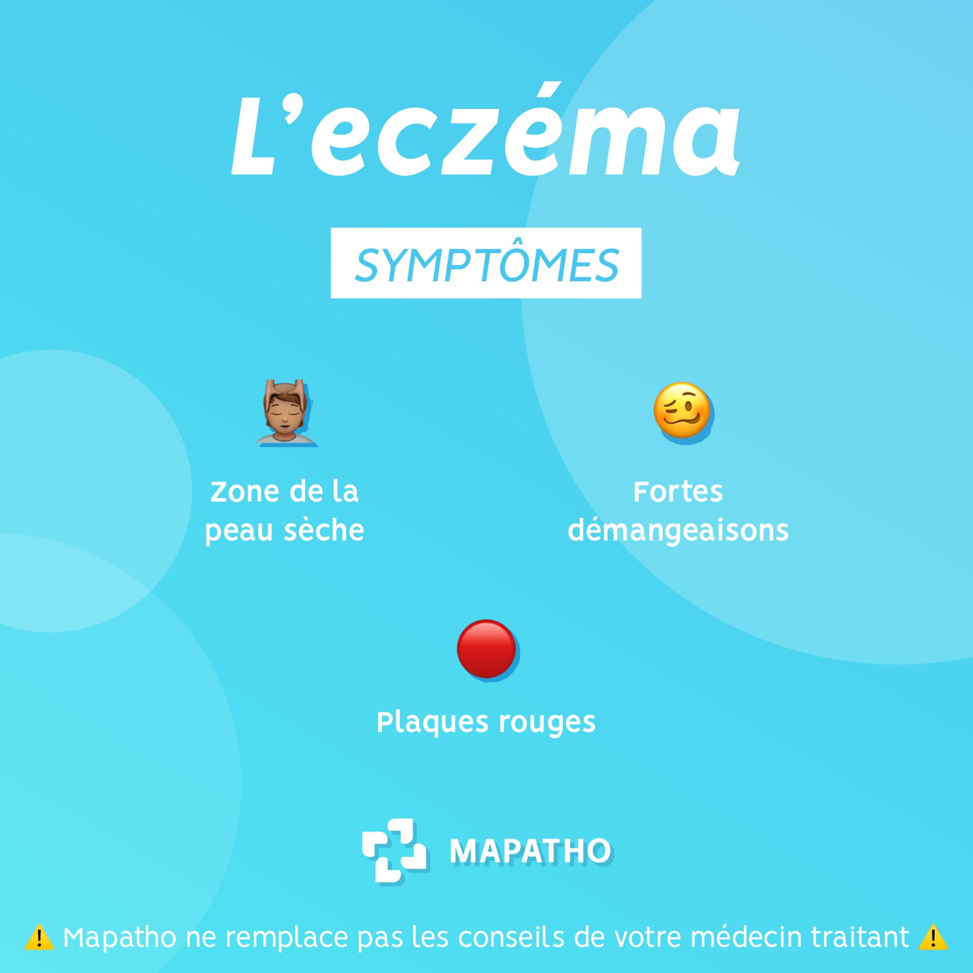 Les symptomes de l'eczema Les symptomes de l'eczema