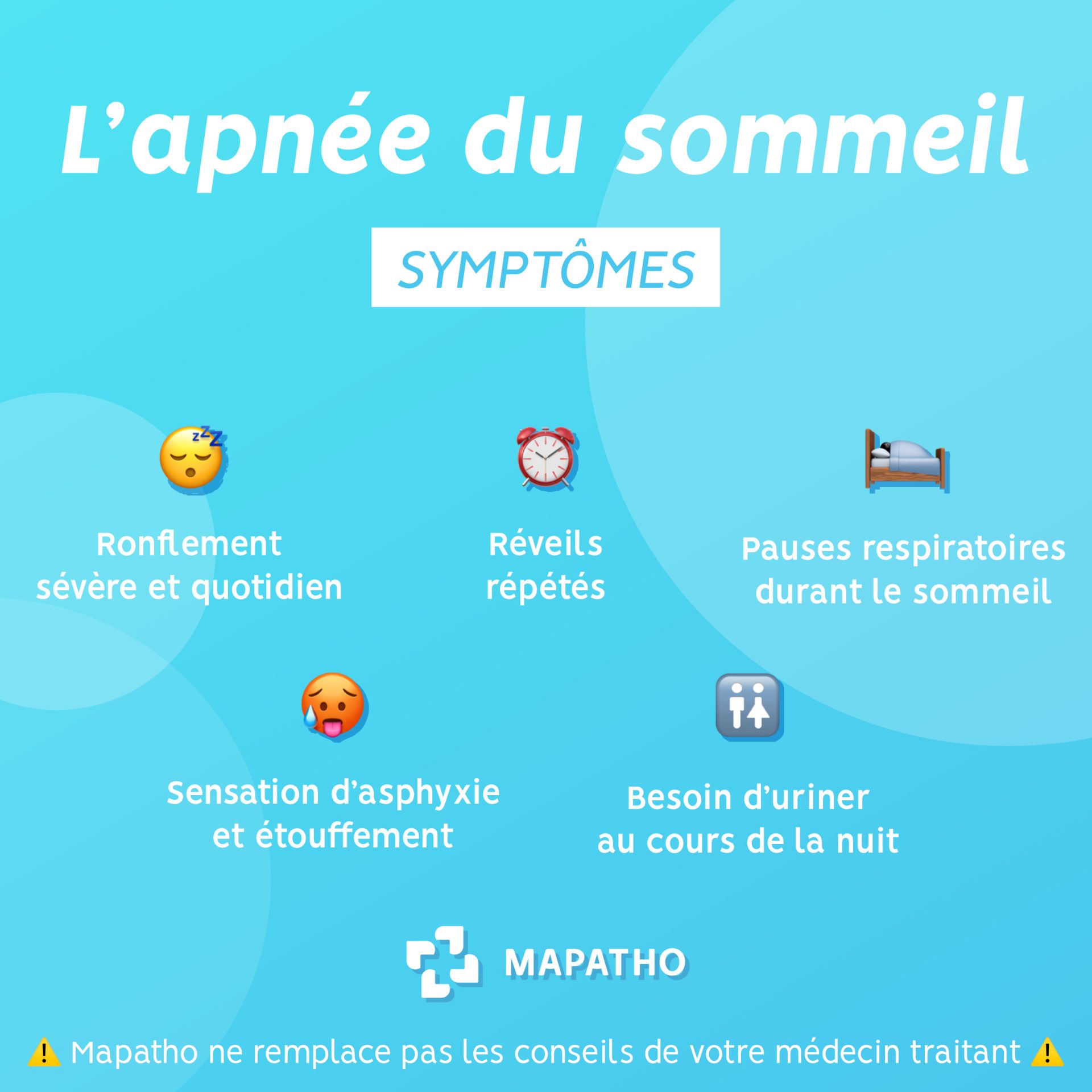 symptomes-apnee-sommeil Les symptomes de l'apnée du sommeil