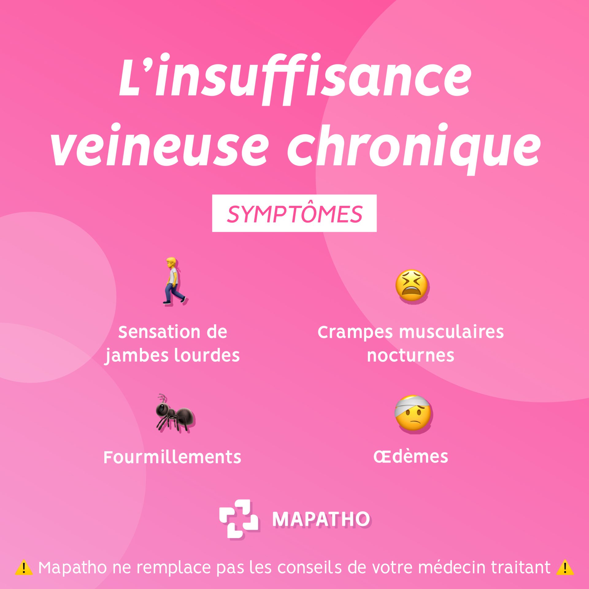 symptomes-insu-veineuse Les symptomes de l'insuffisance veineuse chronique